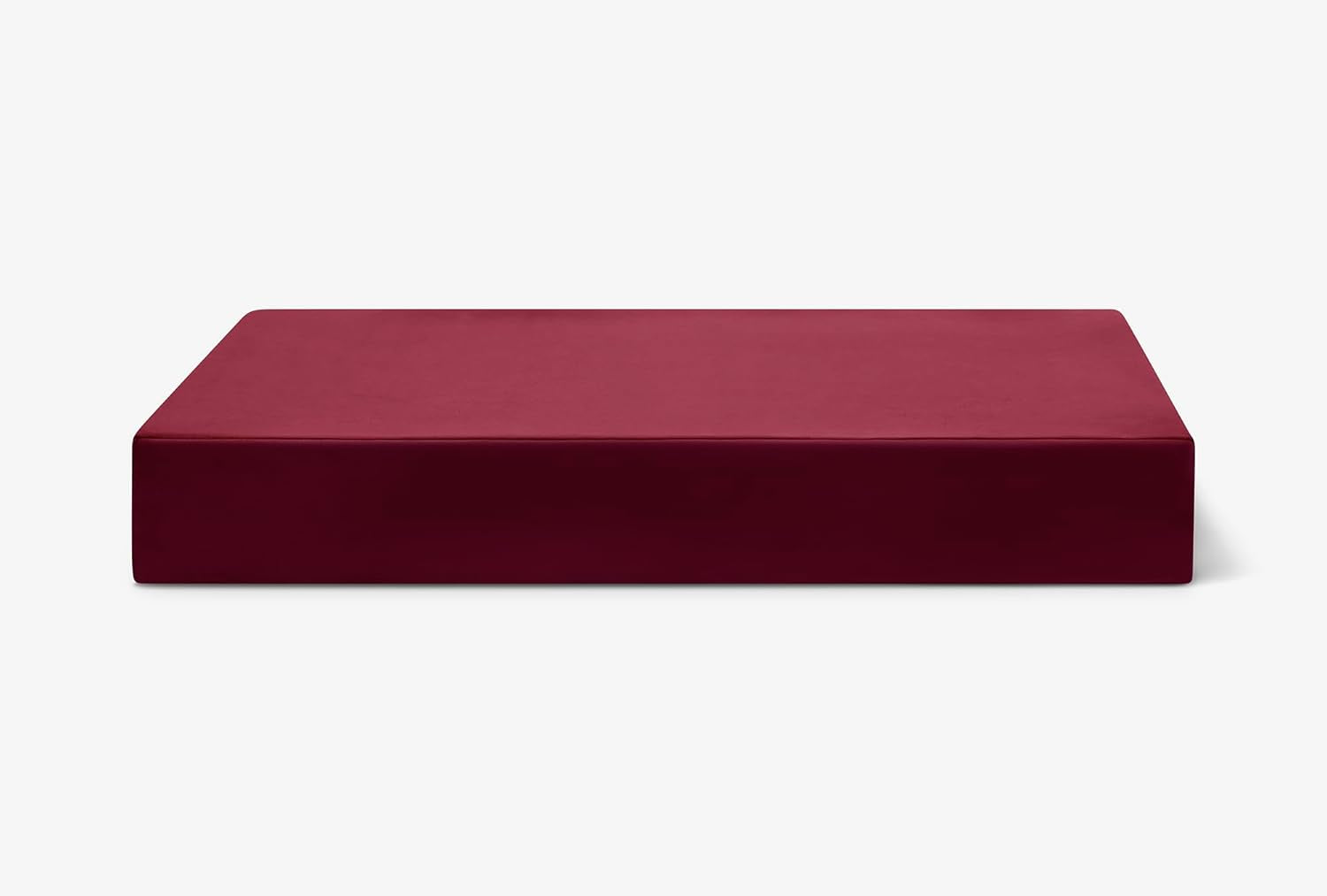 Barker Beds Large Orthopedic Dog Bed - 7" Memory Foam Mattress - 50-70 Lbs - Joint Pain & Arthritis Support - Vet Recommended, Washable Cover - Made in USA - 48"X30"X7" - Burgundy