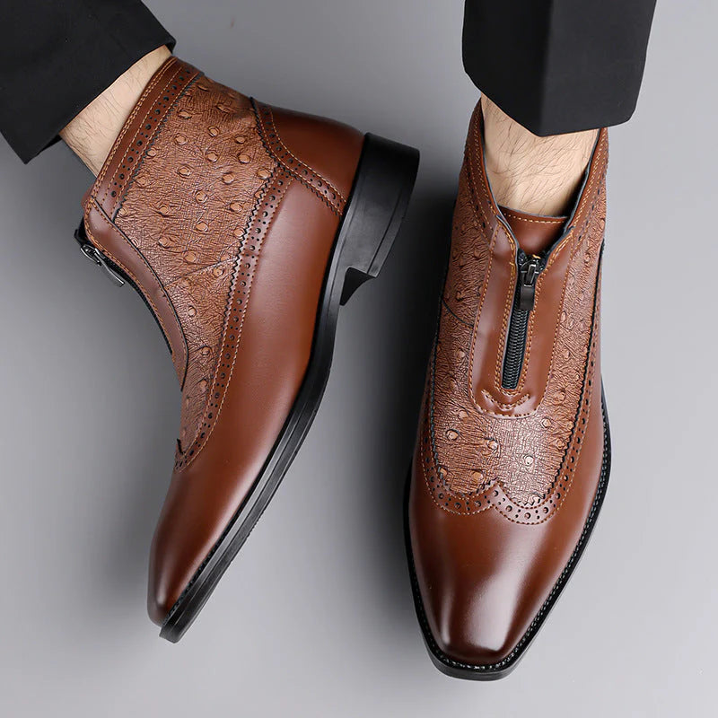 Belmont-Støvler I Strutslær