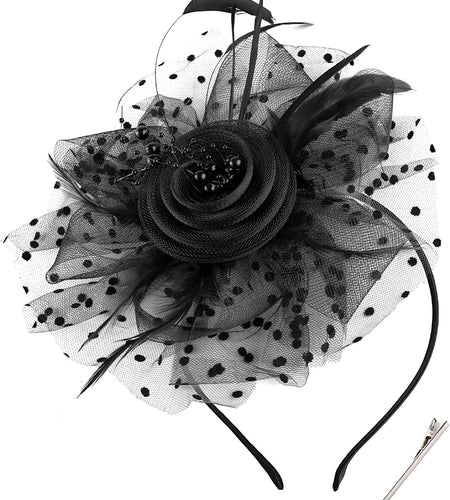 Fascinator Hats for Women Tea Party Hat Kentucky Fascinators Headband Derby Hats Wedding Carnival