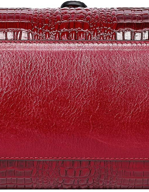 Load image into Gallery viewer, Designer Shoulder Purses Crocodile Handbags for Women Leather Hobo Bags
