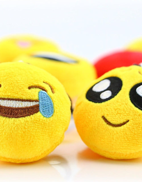 Load image into Gallery viewer, Emoticon Keychain Mini Cute Plush Pillows, Party Favors for Kids Valentine'S Day Gifts / Birthday Party Supplies, Emoticon Gifts Toys Carnival Prizes for Kids (64 Pack)
