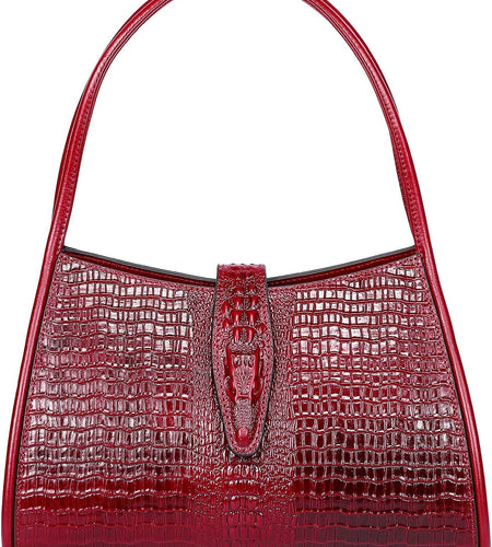 Designer Shoulder Purses Crocodile Handbags for Women Leather Hobo Bags