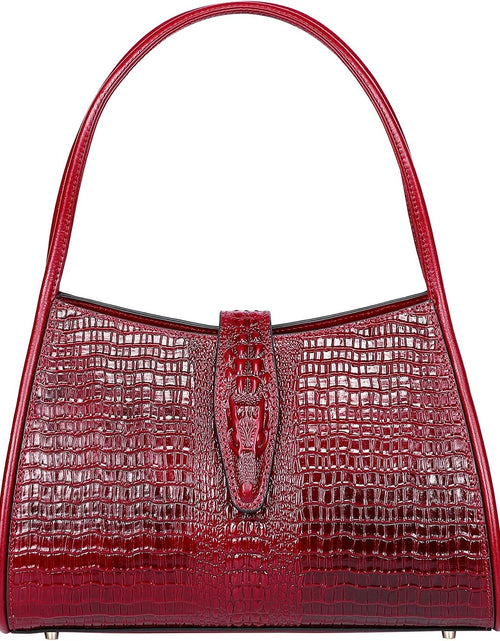 Load image into Gallery viewer, Designer Shoulder Purses Crocodile Handbags for Women Leather Hobo Bags

