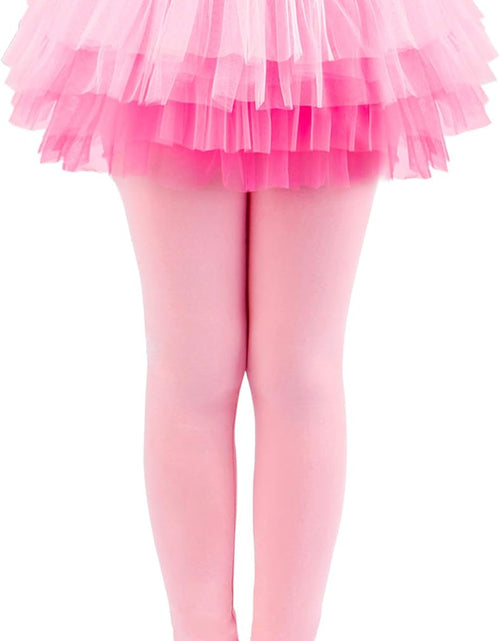 Load image into Gallery viewer, Little Girls Footless Leggings Pants with Lace Ruffle Tutu Skirt 2-9T
