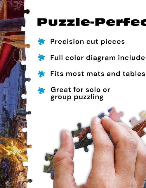 Load image into Gallery viewer, - Darrell Bush - Canoe Lake - 1000 Piece Jigsaw Puzzle
