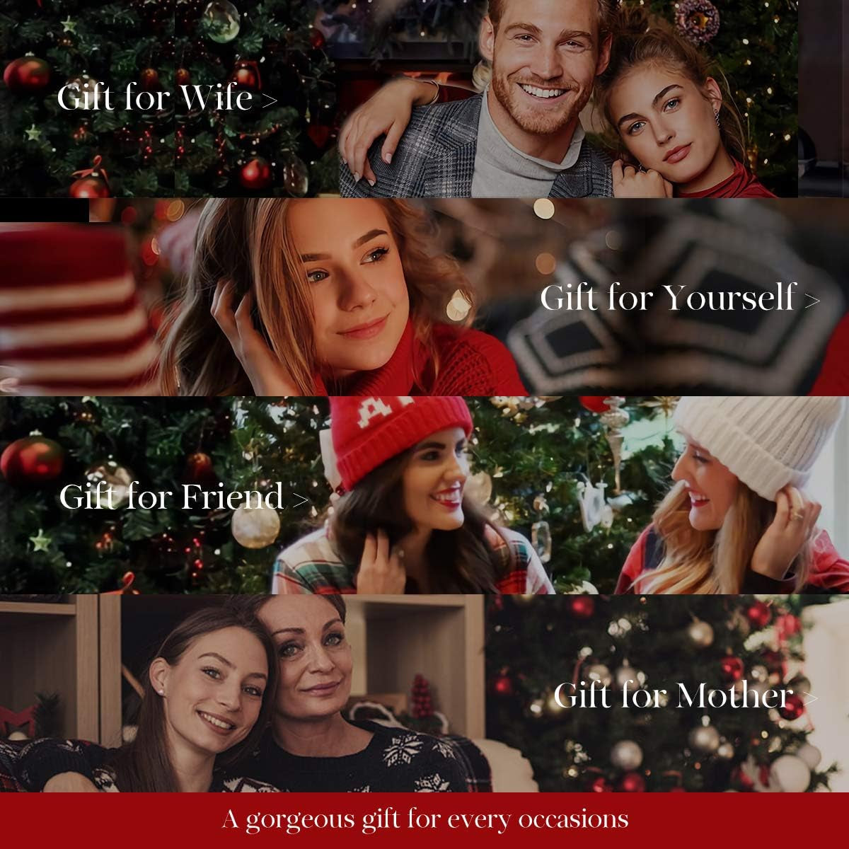 Fine Jewelry Valentines Day Gifts for Her Birthstone Necklace for Women Sterling Silver Genuine or Created Gemstone Rose Flower Heart Pendant Necklace Anniversary Birthday Gifts for Girls Wife Mom