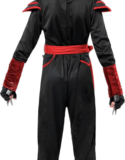Load image into Gallery viewer, Ninja Dragon Red Costume Outfit Set for Kids Halloween Dress up Party
