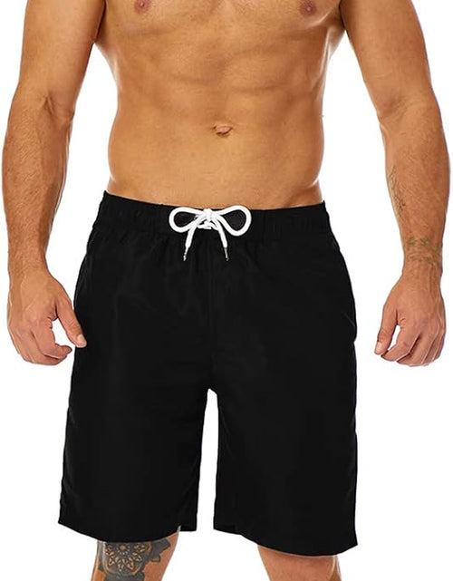 Load image into Gallery viewer, Mens Swim Trunks Long, Quick Dry Boardshorts, 9 Inches Inseam Bathing Suits with Mesh Lining

