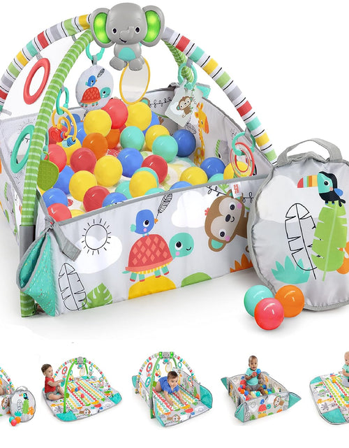 Load image into Gallery viewer, 5-In-1 Your Way Ball Play Activity Gym &amp; Ball Pit, Totally Tropical
