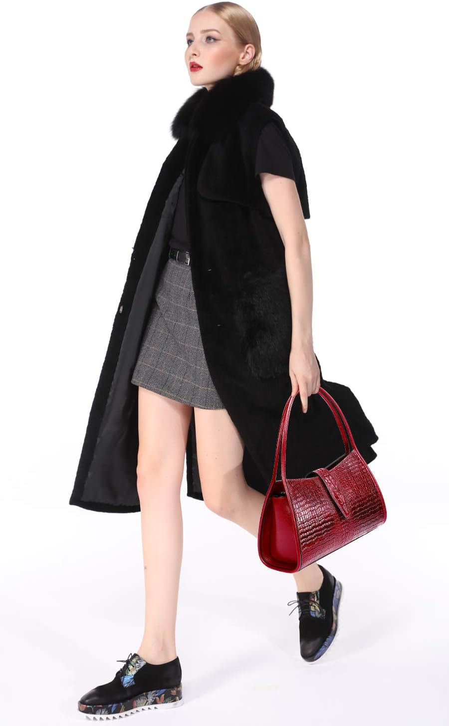 Designer Shoulder Purses Crocodile Handbags for Women Leather Hobo Bags