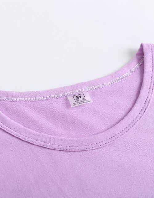 Load image into Gallery viewer, Young Girls Pajama Cute Cat Pattern Nighty Comfy Shorts Cotton Sleepwear
