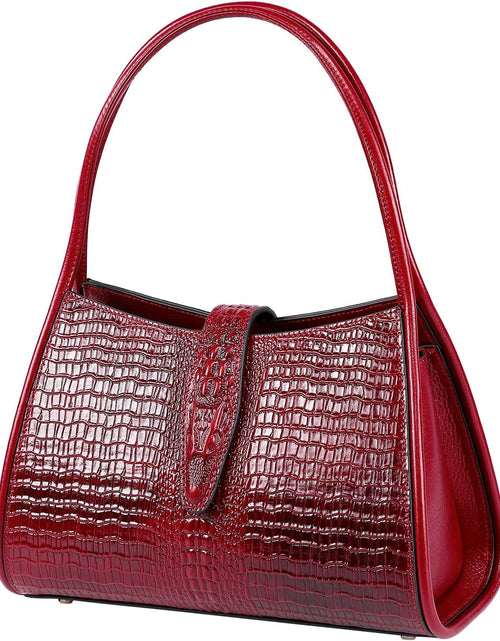 Load image into Gallery viewer, Designer Shoulder Purses Crocodile Handbags for Women Leather Hobo Bags
