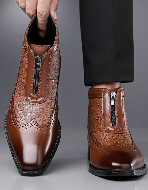 Load image into Gallery viewer, Belmont-Støvler I Strutslær
