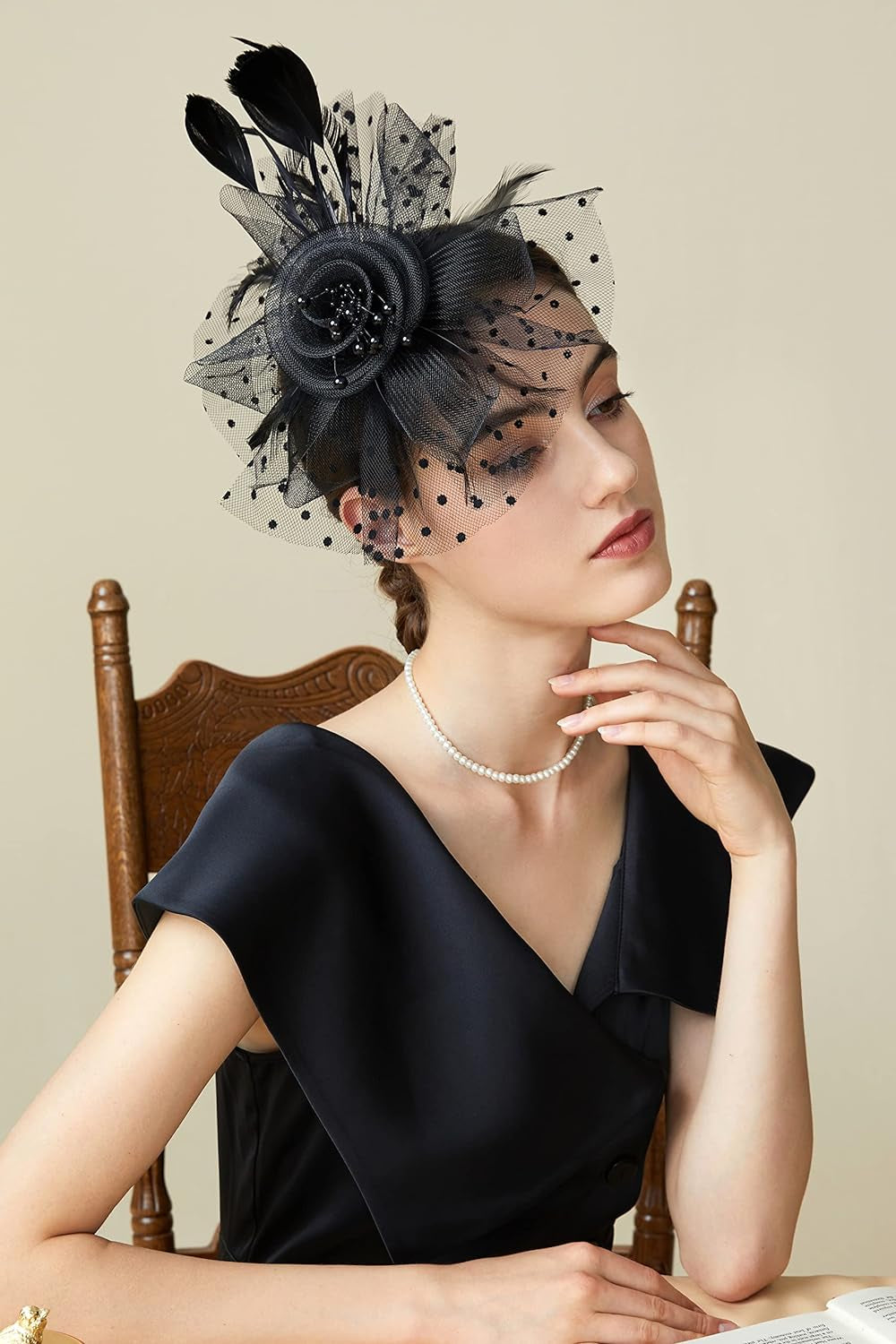 Fascinator Hats for Women Tea Party Hat Kentucky Fascinators Headband Derby Hats Wedding Carnival