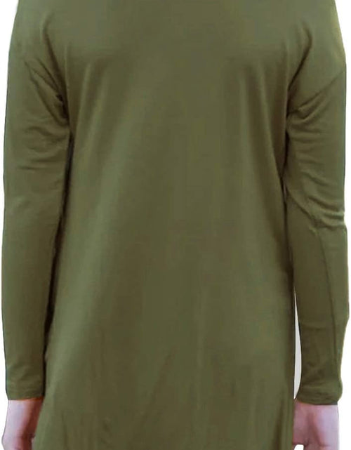 Load image into Gallery viewer, Girls Casual Tunic Tops Knot Front Long Sleeve Loose Soft Blouse T-Shirt Size 4-13
