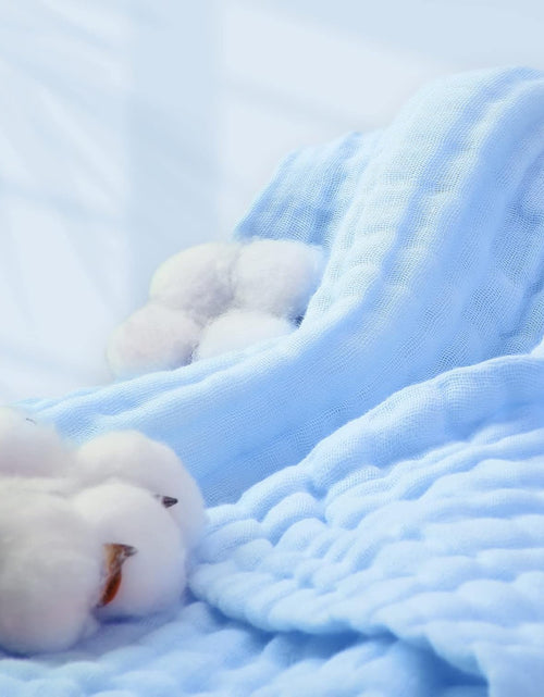 Load image into Gallery viewer, Baby Muslin Bath Towels, Super Soft Cotton Receiving Blanket for Baby'S Delicate Skin,2Pack 41.3 X41.3 Inches Swaddle Blanket for Newborns Toddlers Boy Girl,Baby Registry as Shower
